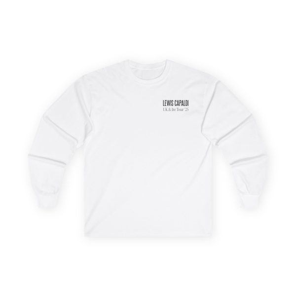 Lewis Capaldi Flowers Dateback Unisex Ultra Cotton Long Sleeve Tee