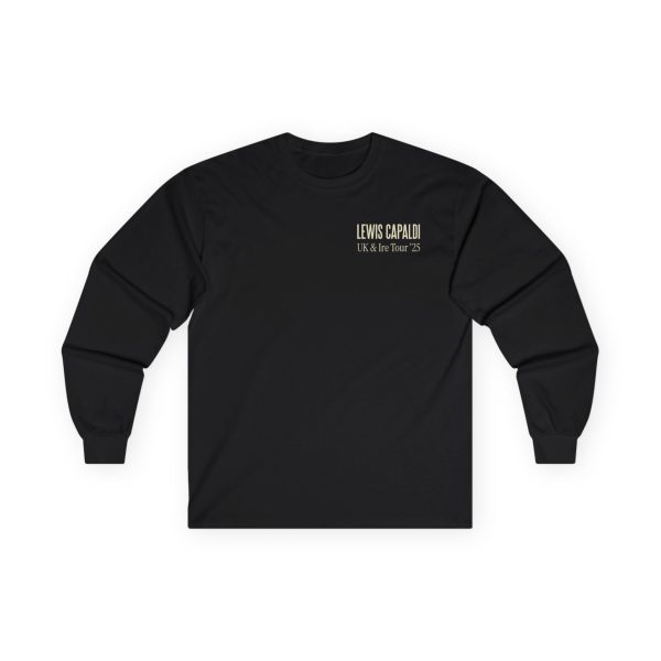 Lewis Capaldi Flowers Dateback Unisex Ultra Cotton Long Sleeve Tee