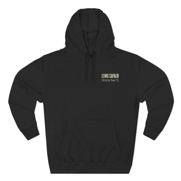 Lewis Capaldi Flowers Dateback Three-Panel Fleece Hoodie